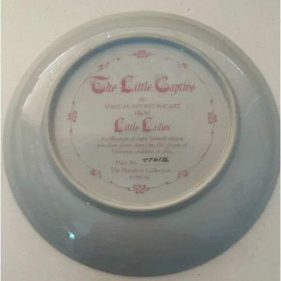 Home Little Captive Decorative Plate Vintage - Picture 3 of 3
